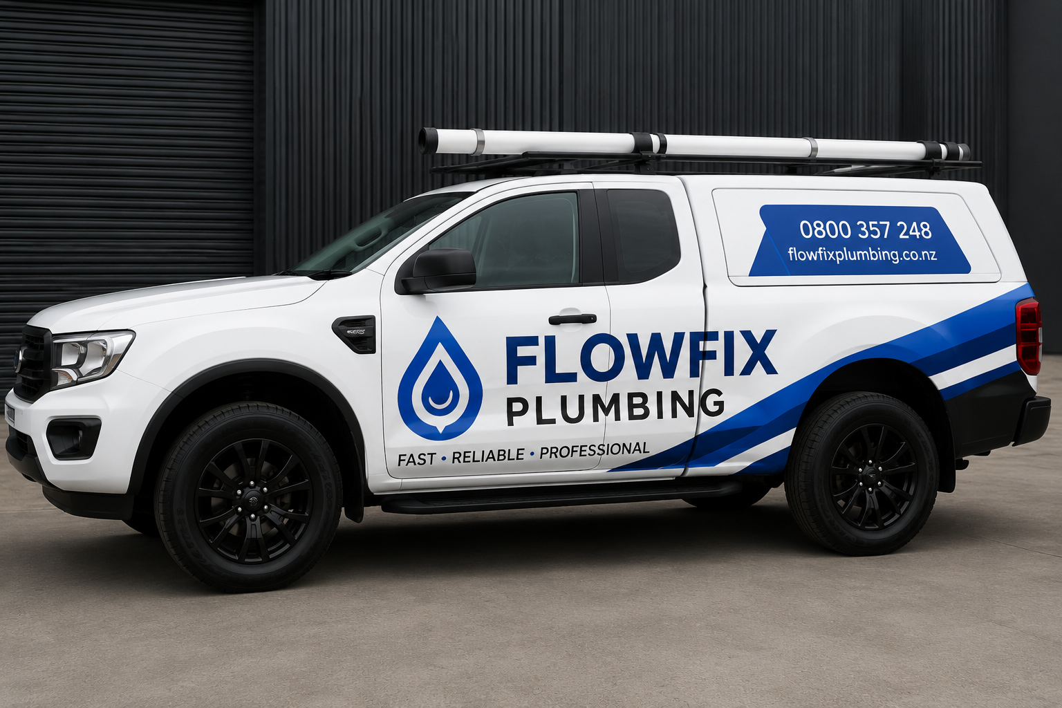 Plumbing Ute Branding