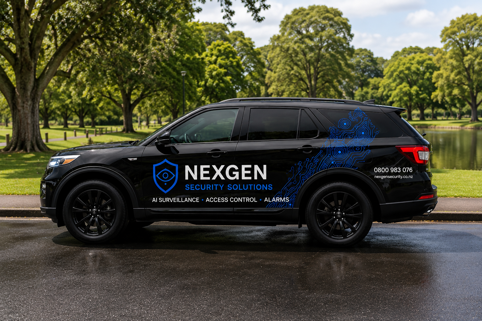 Security SUV Branding